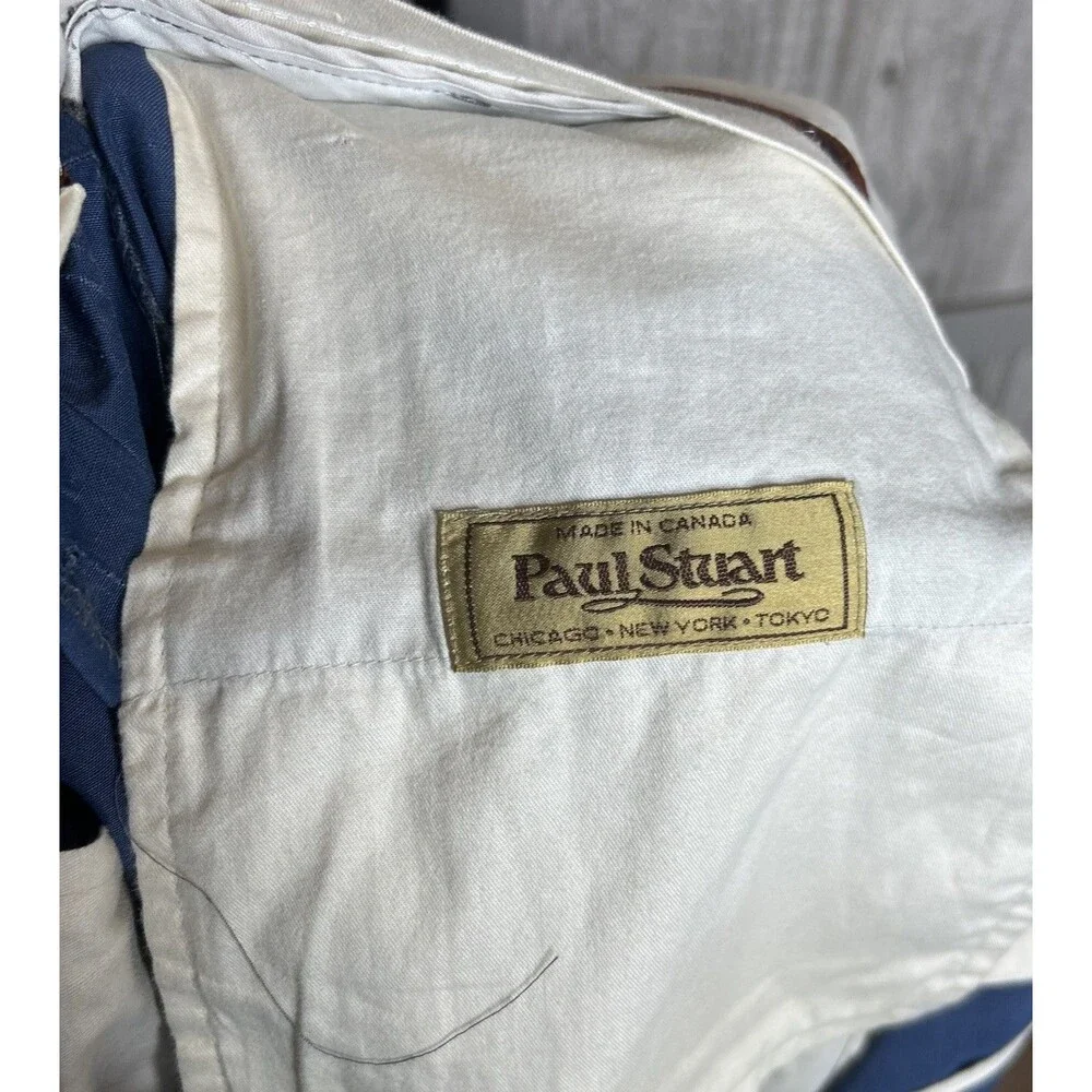 Paul Stuart John Pants Trousers Linen Silk